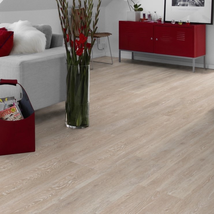 Tarkett iD Essential 30 Cerused Oak Beige Glue Down Vinyl 10.02m² Left